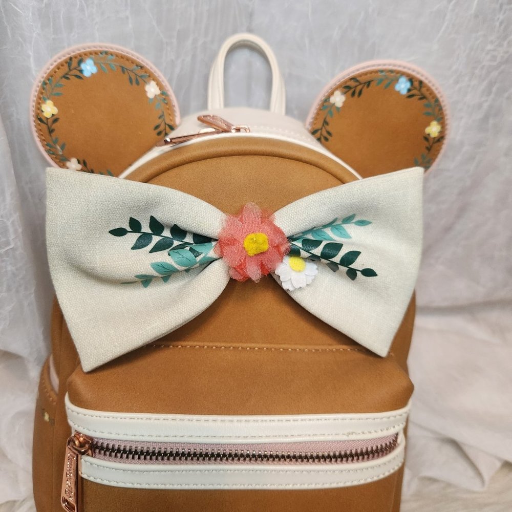 Loungefly Disney Fall Minnie Backpack - Picture 5 of 5